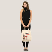 Arty Valentine Gift Collection- Decadent Noir  Tote Bag (Voorkant (model))