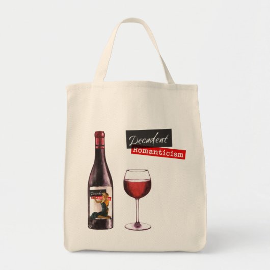 Arty Valentine Gift Collection- Decadent Noir  Tote Bag (Voorkant)