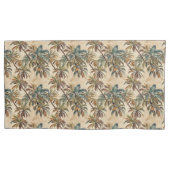 Arty Waterverf Kokospalm Kussensloop (Voorkant)