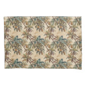 Arty Waterverf Kokospalm Kussensloop (Voorkant)