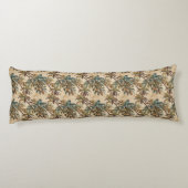 Arty Waterverf Kokospalm Lichaamskussen (Achterkant)