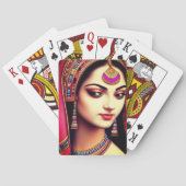 Arty Woman Pokerkaarten (Achterkant)