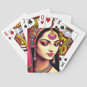 Arty Woman Pokerkaarten