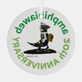 #ArtYourAmfibian2020 - Alex Slavenko Glas Ornament (Achterkant)