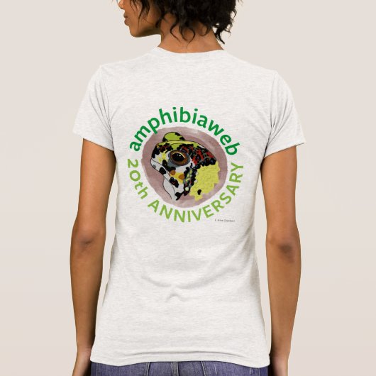 #ArtYourAmfibian2020 - E. Anne Chambers - Notaden T-shirt (Achterkant)