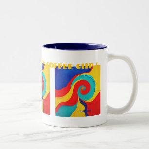 Artzy Phartzy Tweekleurige Koffiemok