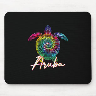 Aru Tie Dye Zeeschildpad Passende Gezinsvakantie Muismat