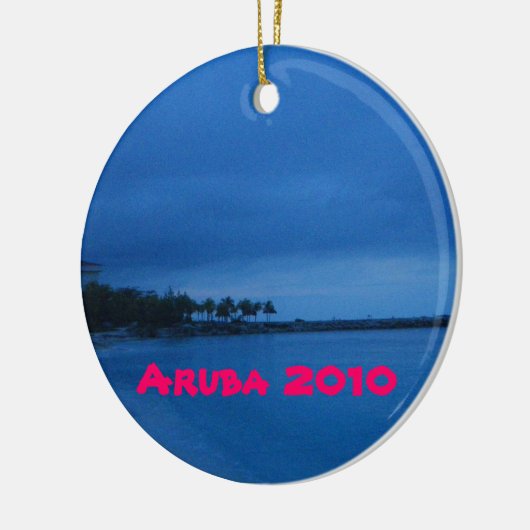 Aruba 2010 keramisch ornament (Links)