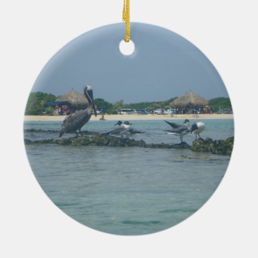 Aruba 2010 keramisch ornament (Achterkant)