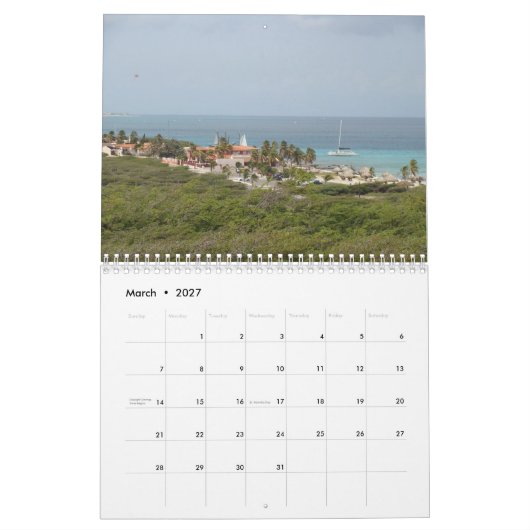 Aruba 2022-kalender kalender (Mar 2027)