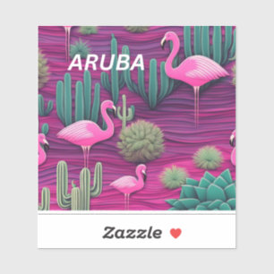 Aruba abc eilanden west indië vakantie caribisch g sticker