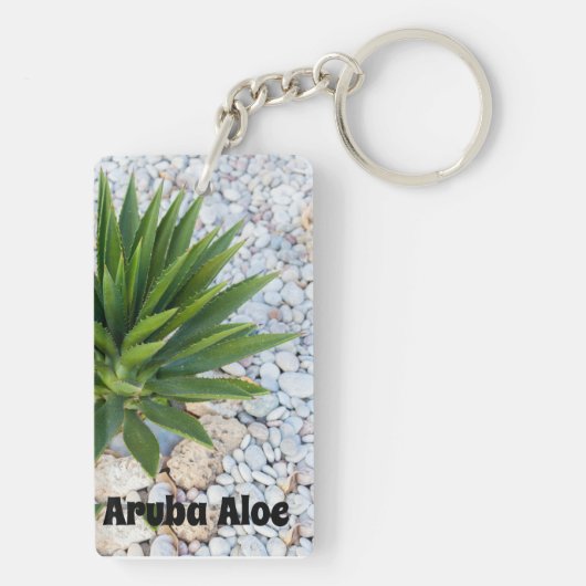 Aruba Aloe-Sleutelhanger Sleutelhanger (achterkant)