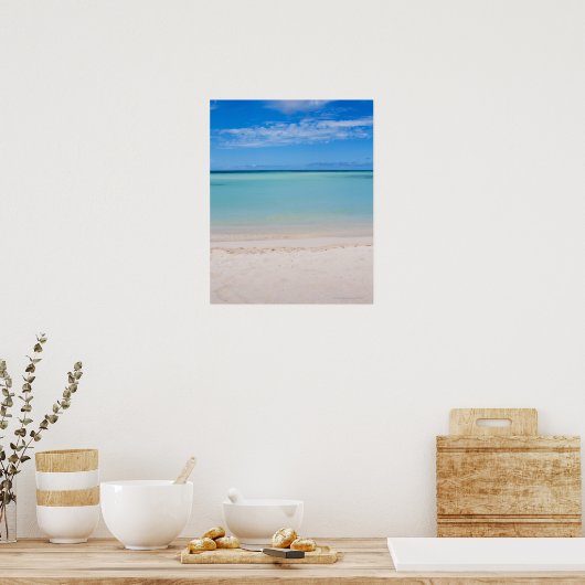 Aruba, beach and sea 3 poster (Keuken)