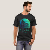 Aruba Beach Tropische Vibes Vacation Souven T-shirt (Voorkant volledig)