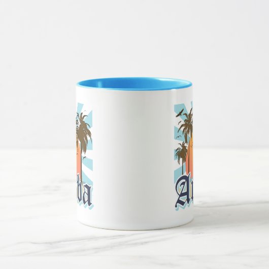 Aruba Beaches Sunset Mok (Midden)