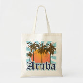 Aruba Beaches Sunset Tote Bag (Voorkant)