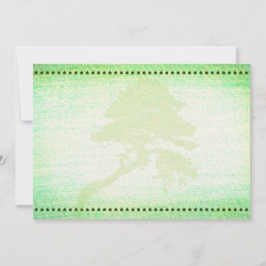 ARUBA-bestemmingsuitnodiging Kaart (Achterkant)