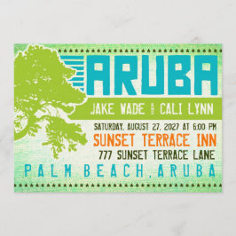 ARUBA-bestemmingsuitnodiging Kaart