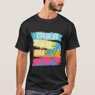 Aruba Bonaire Curaçao Vakantie Caribische eilanden T-shirt