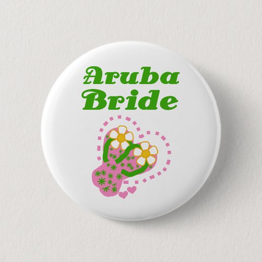 Aruba Bride Ronde Button 5,7 Cm (Voorkant)