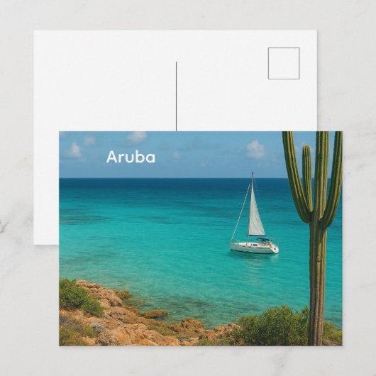 Aruba Briefkaart (Voorkant / Achterkant)
