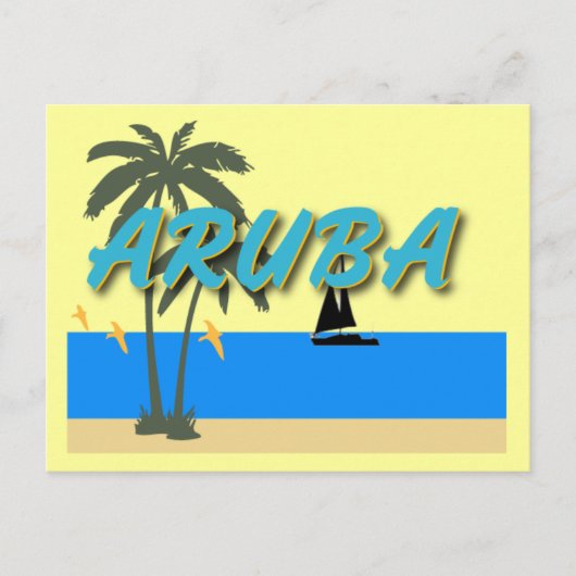 Aruba Briefkaart (Voorkant)