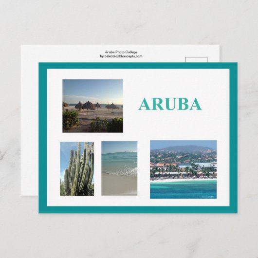Aruba Briefkaart (Voorkant / Achterkant)