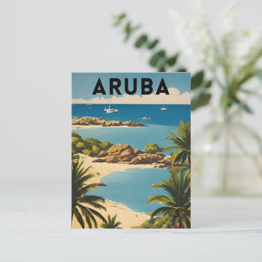 Aruba Briefkaart (Staand voorkant)