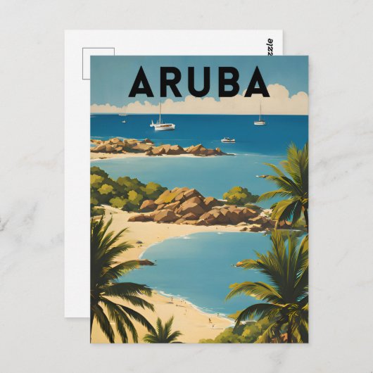 Aruba Briefkaart (Voorkant / Achterkant)