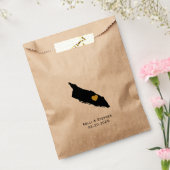 Aruba bruiloft gunst trakteren zakken, kaart gesch bedankzakje (Gezegeld)