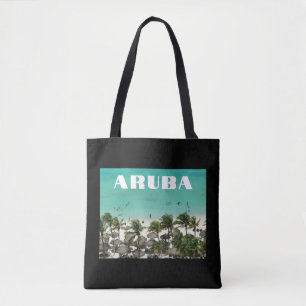 Aruba Caraïben Island Beach Scène Tote Bag