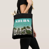 Aruba Caraïben Island Beach Scène Tote Bag (Dichtbij)