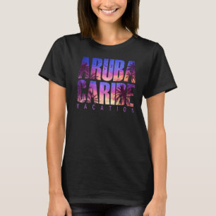 Aruba Caribe Beach Summer Vacking Matching Family T-shirt