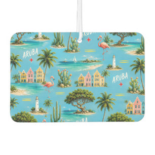 Aruba Caribisch eiland vuurtoren reis souvenir Luchtverfrisser