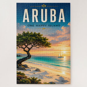 🌴 Aruba Caribische Strandreis ☀️ Legpuzzel