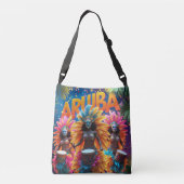 Aruba carnaval viering crossbody tas (Achterkant)
