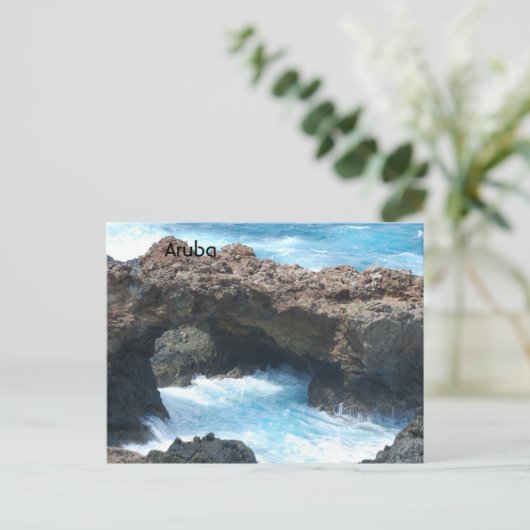 Aruba Coast Briefkaart (Staand voorkant)