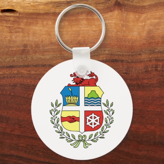 Aruba Coat of arm AW Sleutelhanger (Voorkant)