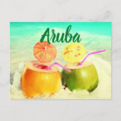 Aruba coconuts briefkaart (Voorkant)