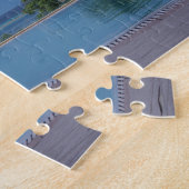 Aruba Cruise Schitterende Palmtree Legpuzzel (Zijkant)