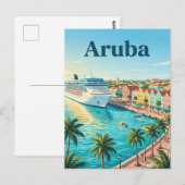 Aruba Cruisehaven, Oranjestad Aruba Briefkaart (Voorkant / Achterkant)