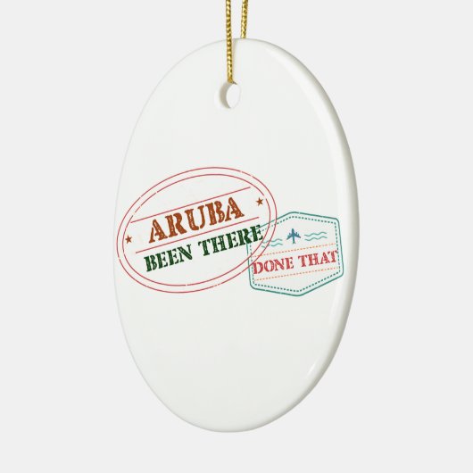 Aruba daar Gedaan dat Keramisch Ornament (Links)