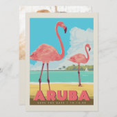 Aruba | Datum opslaan Save The Date (Voorkant / Achterkant)