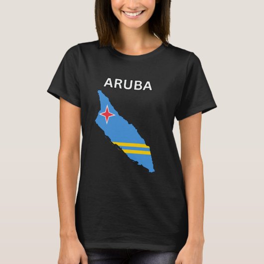 Aruba Design T-shirt (Voorkant)