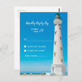 Aruba Destination Wedding RSVP Briefkaart (Voorkant / Achterkant)