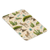 Aruba divi boom, ezel, leguaan, cactus magneet (Rechterzijde)