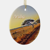 Aruba Divi Divi Trees Keramisch Ornament (Rechts)