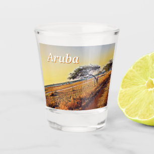Aruba Divi Divi Trees Shot Glas