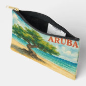Aruba Divi Tree Eagle Beach aquarel Etui (Open)