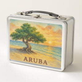 Aruba Eagle Beach Divi Tree Gouden Uur